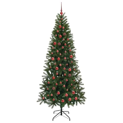 Árbol de Navidad sin caída de hojas con luces LED cálidas integradas 5