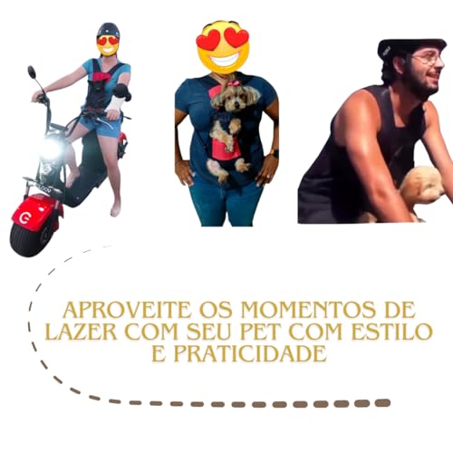 Cangurú Pet Bolsa de Transporte Cachorro e Gato (P - Azul)