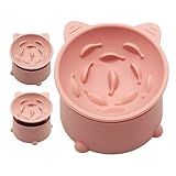 【トワイ】 早食い防止 食器 犬 猫 皿 – 割れない えさ皿 3段階 高さ調整 食べやすい フードボウル 滑りにくい シリコン 餌入れ 歯にやさしい ごはん皿 静音 ご飯皿 吐き戻し防止皿 猫用品 ペット用品 犬用食器 猫用食器 小型犬 シニア犬 高齢猫 はやぐい防止 熱湯消毒 食洗機 電子レンジ対応