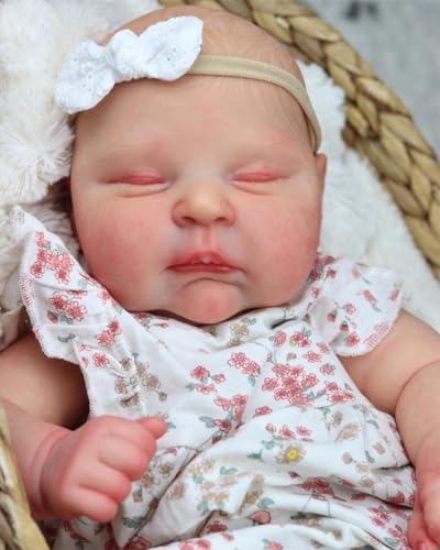 Anano Muñeca Reborn Niña Silicona 50cm Muñecos Bebes Recien Nacidos Que Parecen De Verdad Niño Reborn Blanda Bebés Reborn Infantiles Realistas con Silicona Chupete