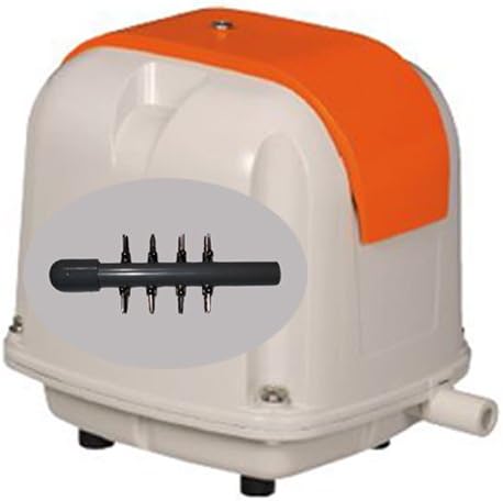 電磁式エアーポンプ ap-40p 八連風量調節分岐管付き 安永 AP-40P