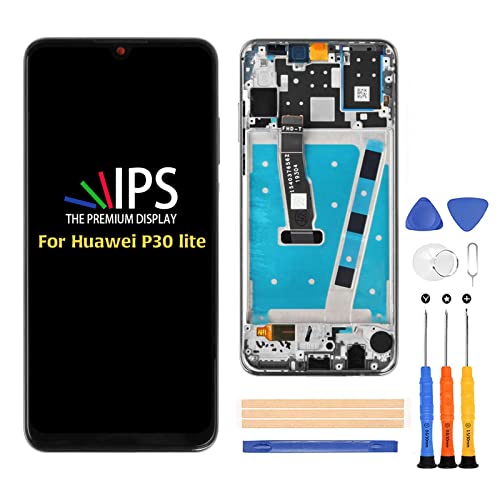 A-MIND For Huawei P30 lite/Nova 4E �t���p�l�� ��ʌ����C���p �^�b�`�p�l���Z�b�g(48MP)6.15 �C���` MAR-LX3A MAR-LX2 MAR-L21 MAR-LX3 MAR-LX1 ���f���ɑΉ� LCD�f�B�X�v