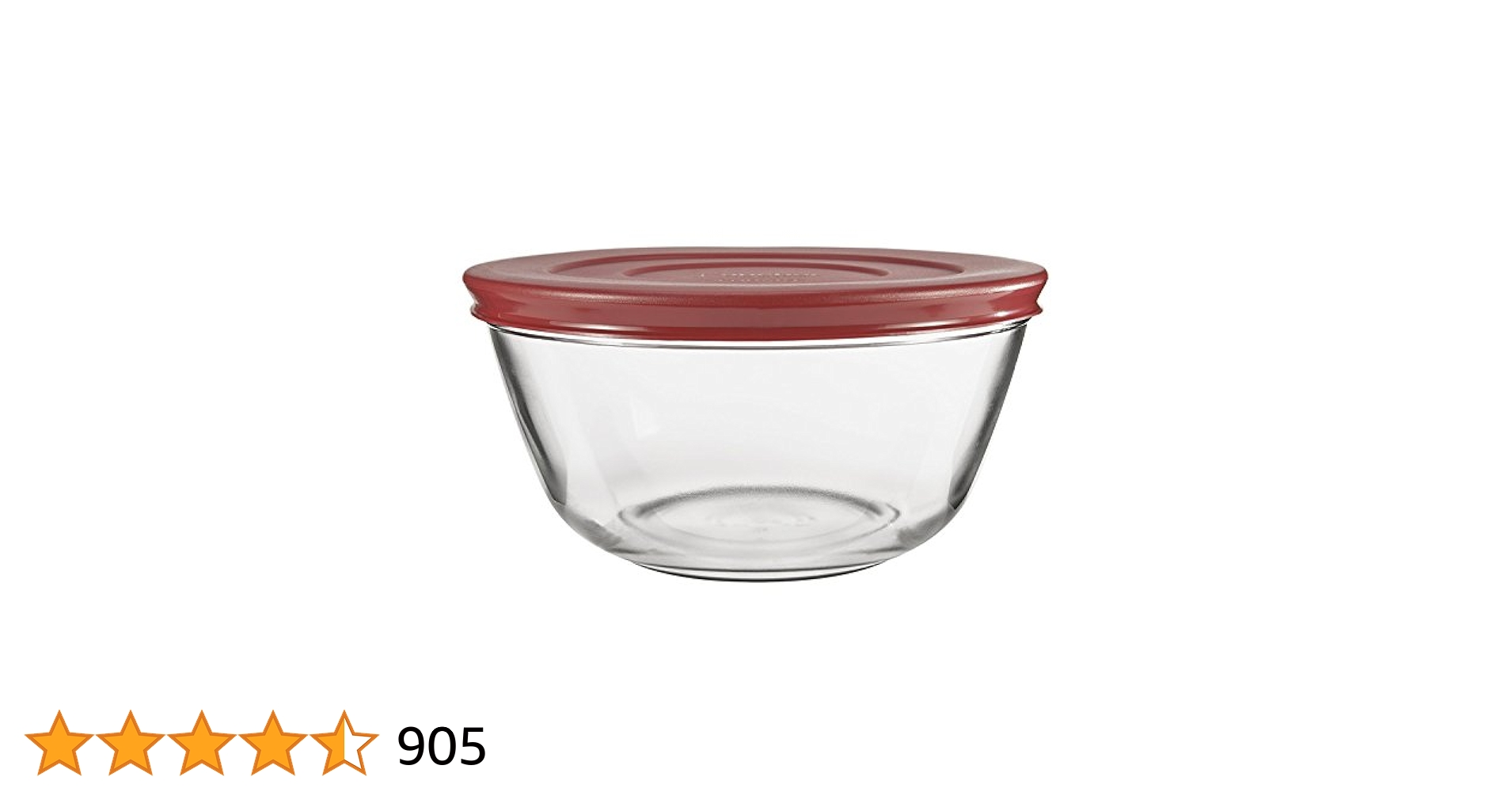 Amazon.com: Anchor Hocking 91858 Glass Mixing Bowls with
