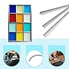 7/32 H Zinc Came for Stained Glass Projects, 24ft H-Channel Zinc Came, Flat, 3ft x 8 Strips