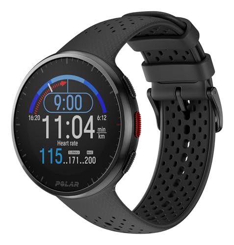 Polar Pacer Pro – Moderne GPS-Sportuhr, Pulsuhr, Smartwatch für Männer und Frauen, Laufuhr Training, Schlafüberwachung und Activity Tracker, Carbon Grey, S-L