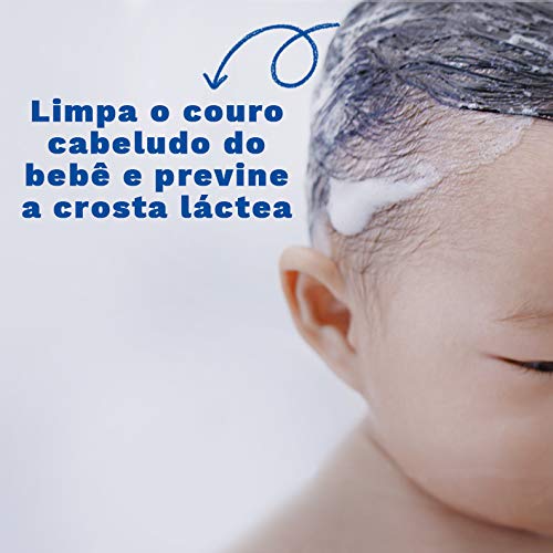 Mustela Shampoo Espuma Recém-Nascido Previne E Elimina A Crosta Láctea Bebê Azul Médio/150 Ml