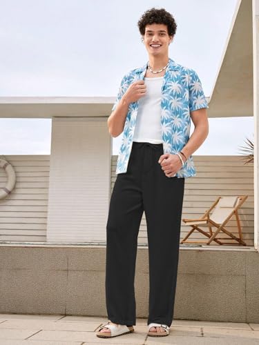 Image of GRECIILOOKS Trouser Pant for Men | Loose Fit Man Track Pants | Formal Causal Regular