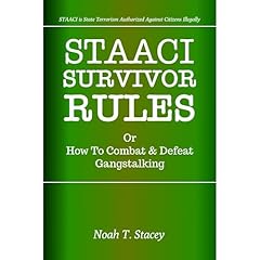STAACI Survivor Rules Or How To Combat & Defeat Gangstalking Audiolibro Por Noah Stacey arte de portada