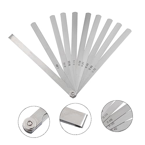 Calibrador de espesores Alipis acero inoxidable 10 piezas miniatura 6