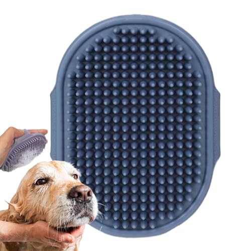 Spazzola per cani per animali domestici a pelo corto – comodo pettine massaggiante – spazzola per il bagno degli animali domestici – per gatti, cuccioli, furetti, conigli, porcellini d'India, interni