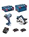 Produktbild BOSCH Kit 18V BSK182D2A (Drehschlagschrauber GDR 18V-160 + Kreissäge GKS 18-57 G + 2 Batterien 2,0 Ah + Ladegerät + L-Boxx 136 + L-Boxx 238)