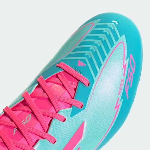 adidas Performance F50 League FG La Vida Tropical Messi tuerkisrosagelb, 43 1/3 Unisex – Ansicht 5