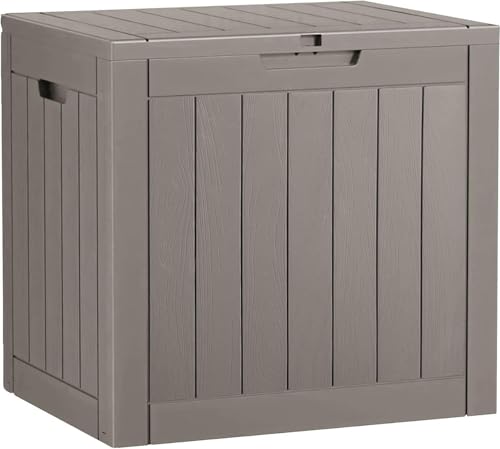 Image of Outdoor Storage Box Waterproof, 35 Gallon Deck Box for Patio Storage