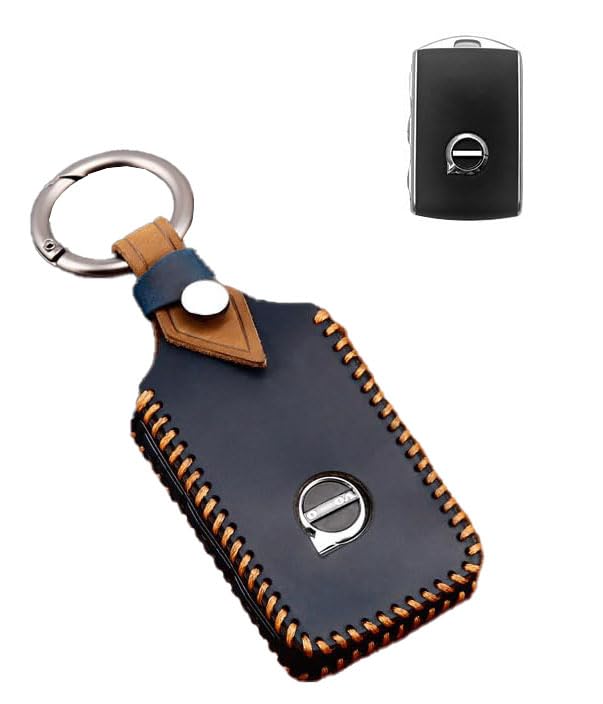 Unisex-adult For Volvo Smart Key Modern,Suitable for Volvo keycase xc60 v60 s90 xc90 xc40 v90 car leather keycase buckle