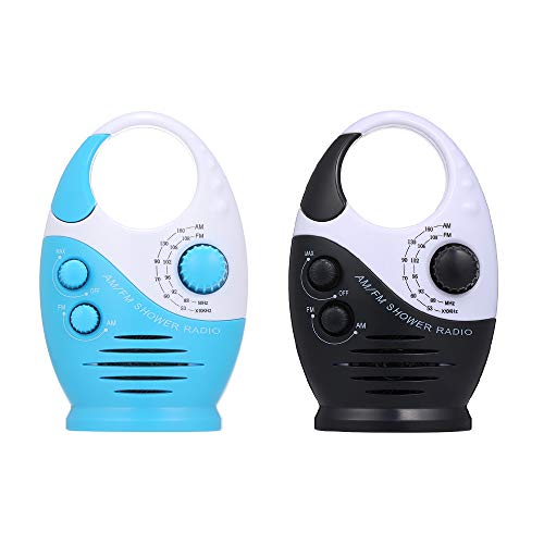 Andoer Rádio AM/FM Mini Rádio Banheiro Banheiro Rádio À Prova D 'Água Pendurado Rádio de Música Alt