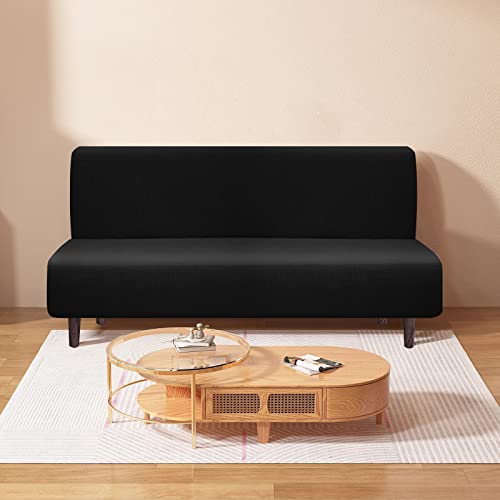 Granbestwaterrepellentfutoncoverhighstretcharmlesssofacoversfoldablesofabedcoversjacquardfutonslipcoverwaterprooffurnitureprotectorforkidspetsfutonblack  Urban Country Home Decor Granbest water repellent futon cover high stretch armless sofa covers foldable sofa bed covers jacquard futon slipcover waterproof furniture protector for kids pets futon black  urban country home decor