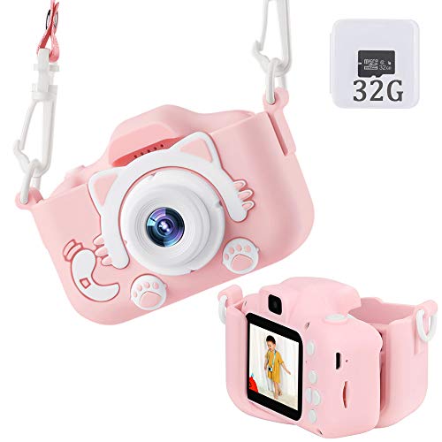 Kids Camera Upgraded Kid Digital Camera for Girls and Boys,1080 IPS Child Video
