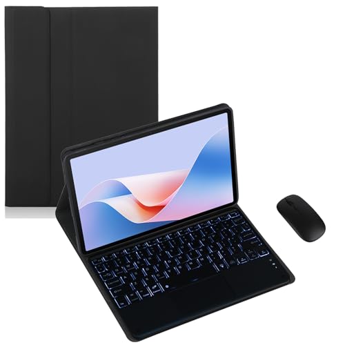Lenovo Tab One 2025 Keyboard Case – Backlit Touchpad + Mouse