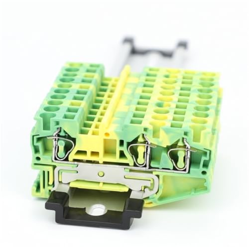Bloque de terminales de 3 conexiones con resorte anticaídas para cable de 4 mm²