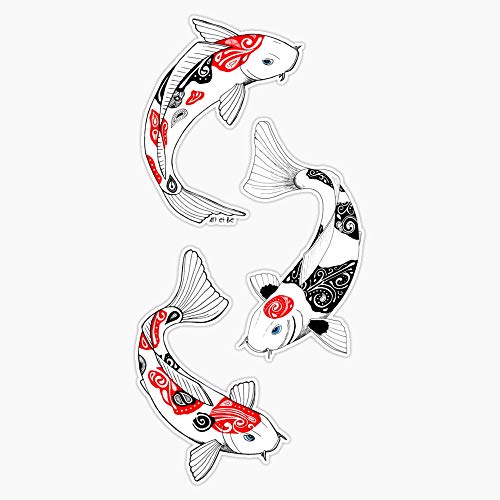 EMC Graphics Fish Carp Koi (3) Vinyl Waterproof Sticker Decal Car Laptop Wall Window Bumper Sticker 5