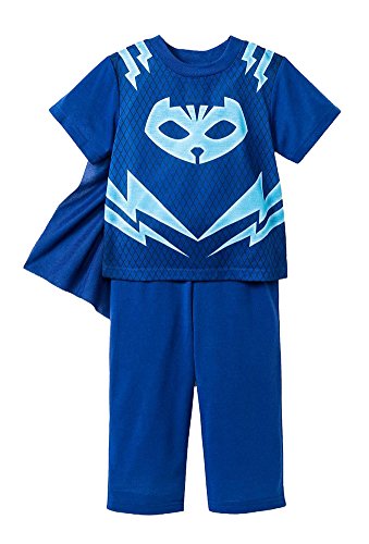 PJMASKS PJ Masks Little Boys' Two-Piece Blue Caped Pajama Pant Set (6)