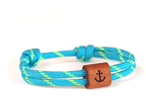 Anker Armband aus Segeltau