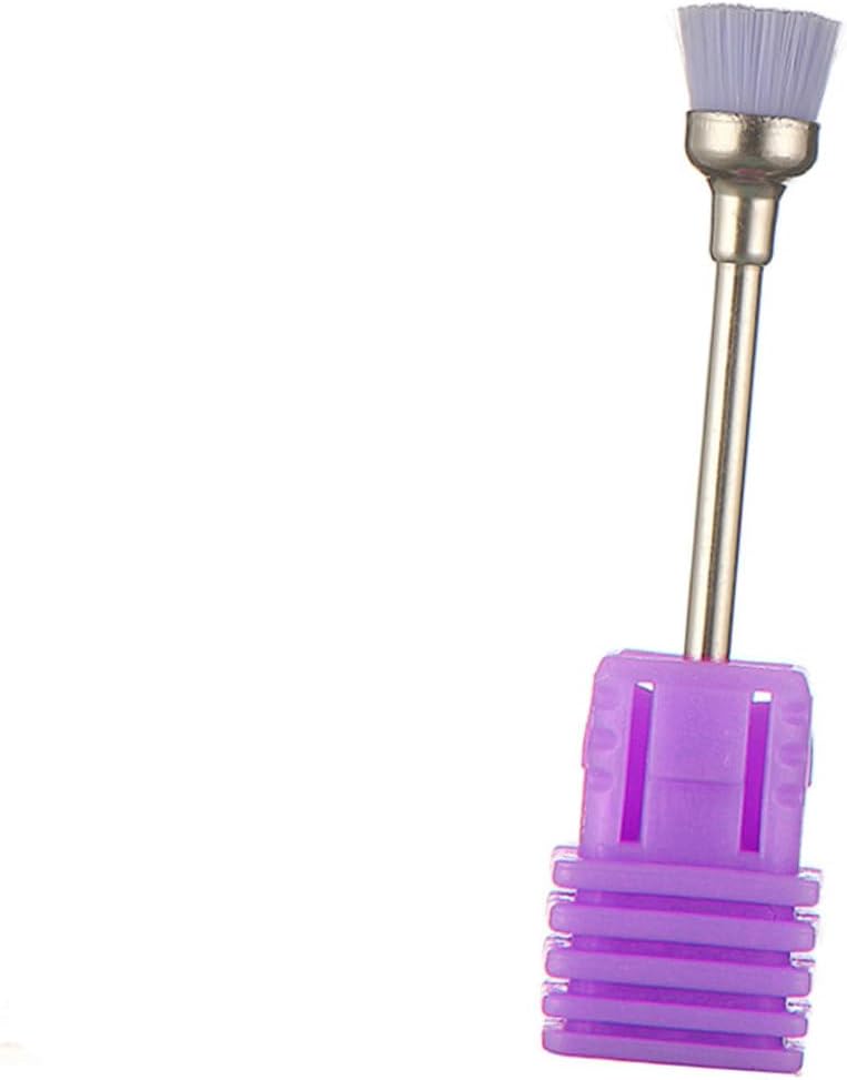 5pcs Nail Art Cleaning Tool Professional Nail Drill Bits Dust Brushes Transparent for Cleaning and Maintenance of Equipment