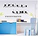 Wandaufkleber Home Decoration Black Cat Piano Wandaufkleber Einfach zu entfernen PVC-Dekoration Wohnzimmer Tapete Wandaufkleber 50X70Cm