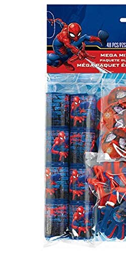 Amscan 398786 Spider-Man Webbed Wonder Mega Mix Value Pack thumb #1