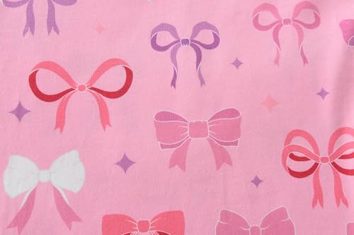 CM-Kid Girls Pajamas Toddler Clothes Sets Kids Long Sleeve 2 Piece Pjs Set Dinosaur Jammies Winter Sleepwear 2-7T2