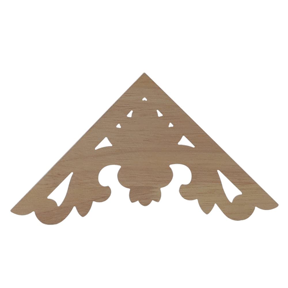 4 Stück Spiegelrahmen Antik | Schnitzen von floralen Holzschnitzereien, Holzfiguren, Kunsthandwerk, Applikationen(10*10cm)