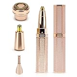 Gesichtshaarentferner für Frauen, 4 in 1 Elektrische Gesichtsrasierer Nasenhaartrimmer USB Augenbrauenrasierer, Portble Elektrisch Damen Rasierer für Gesicht Augenbraue Ohr Achselhöhle Bikini Haar