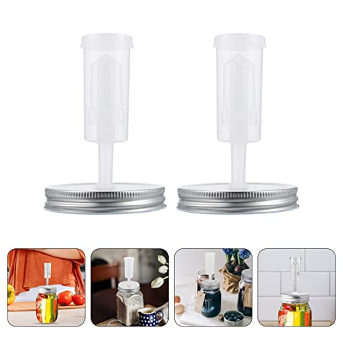 Aaote 1 Set Reusable Preservation Mm Gasket Beer Cider Kitchen Lid Lids Brewing Tank For Pickle With Fruit To Pump Airlock Vegetables Use Household Fermenting Sealing Jar Making Jar #TOP4