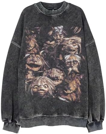 Bellelement Vintage Movie Sweatshirt Goblins Graphic Long Sleeve Shirt image 2