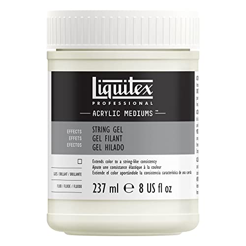 Liquitex Professional Aditivos - Médium de Efectos Gel Hilado, Para Pintura Acrílica, Consistencia Similar a la Miel, Mejora Transparencia y Profundidad, Bote de 237ml