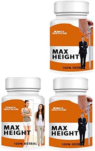 Zemaica Healthcare Max Height Growth Capsule Pack of 3