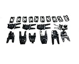 isbridge Suitable Fit for Windshield Weathertrip Moulding Clip Black Set Corolla KE70 KE75 TE71 TE72