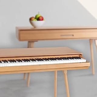 Classic Cantabile DP-730 OK Piano numérique 88 touches clavier pondérée action de marteau – Table avec piano électrique intégré – Porte-notes et triple pédalier inclus – USB MIDI et prise casque - Les Beatles, Paul McCartney, John Lennon, RIngo Starr, George Harrison