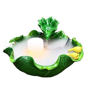 Aquaria Creative Lotus-stijl Desktop Aquarium Aquarium Fontein Bonsai Luchtbevochtiger Verstuiver Thuis Woonkamer Office…