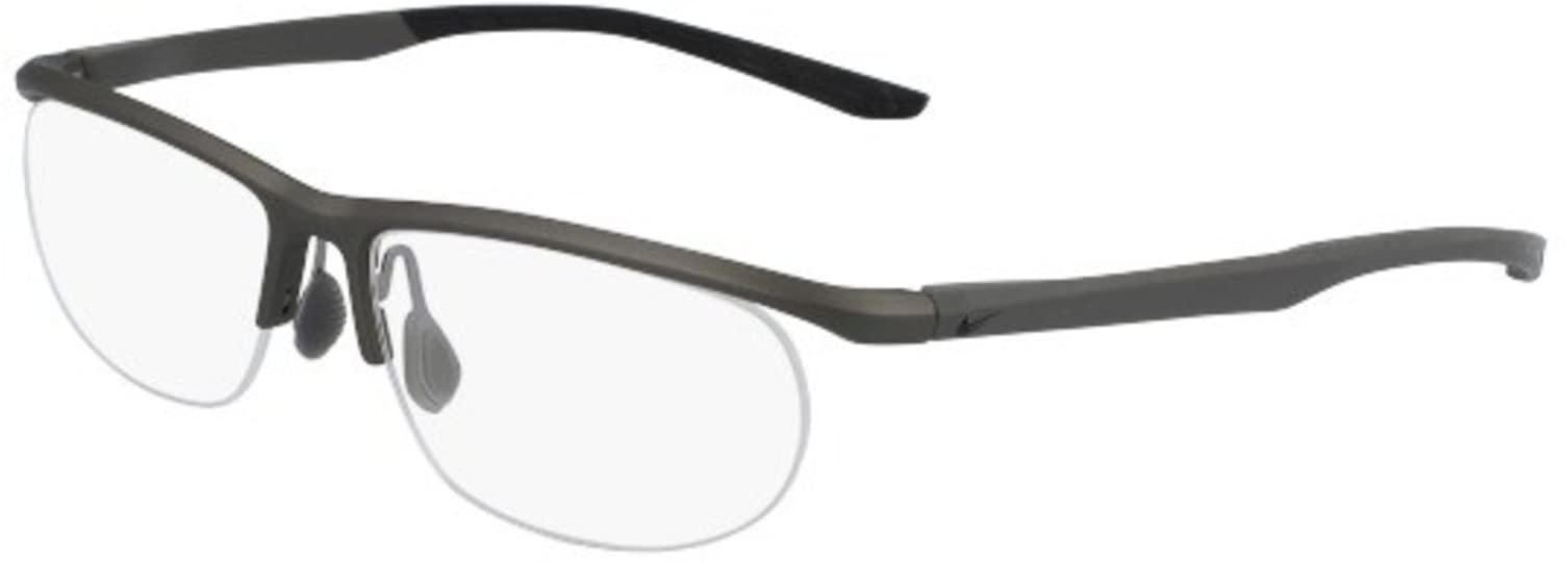 New NIKE NK 7927 021 Satin Metallic Grey Eyeglasses 56/15/140 | eBay