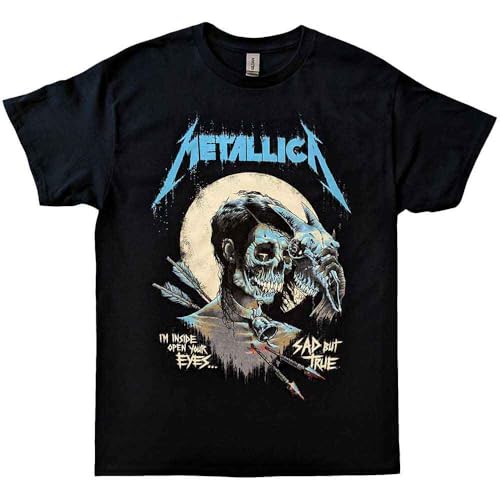 Rock Off officially licensed products Metallica T Shirt Sad But True Affiche Band Logo Nouveau Officiel Unisex Noir Size XXL