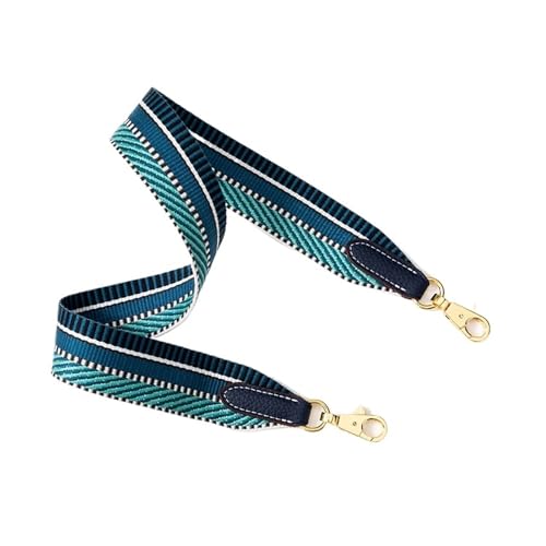 Sangle de sac de remplacement en toile bleu et or pour réparer une lanière usée