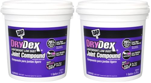 Image of DAP DryDex Lightweight Low Dust Joint Compound, Pink /White, 1 Gal (7079810120) (Pack of 2)