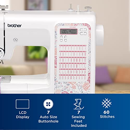 Brother CP2160P Máquina de coser computarizada con 60 puntos int