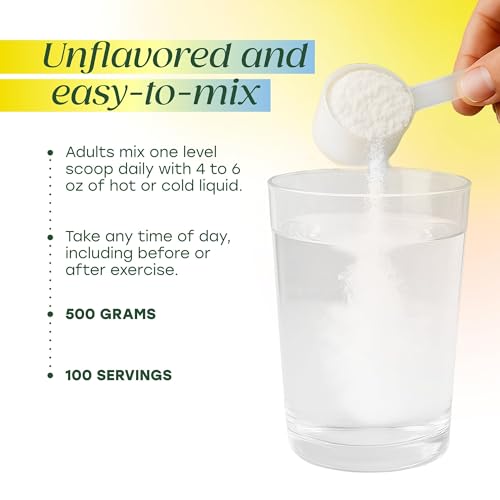 Image of MegaFood Micronized Creatine Monohydrate Powder, Unflavored, 500 Grams | Post and Pre Workout Powder for Men and Women, Brain and Exercise Performance Support, NSF Certified for Sport, 100 Servings