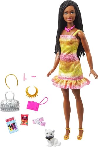 Muñeca Barbie Brooklyn con mascota miniatura 1