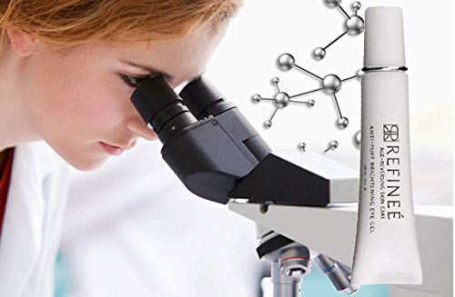 Refinee Anti-Puff Brightening Eye Gel For Under Eye Bags & Dark Circles .5Oz #TOP3