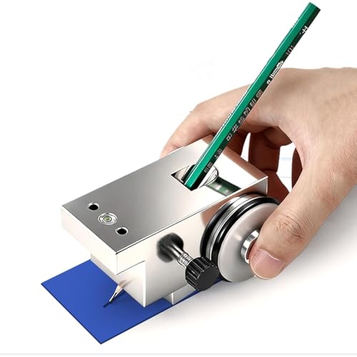 Härteprüfer mit Bleistift für Labore und Industrie, Kratzer-Testwerkzeug mit Gewicht, 45° Winkel und Dreipunkt-Kontakt für eine genaue Analyse der Materialien (1000 g)