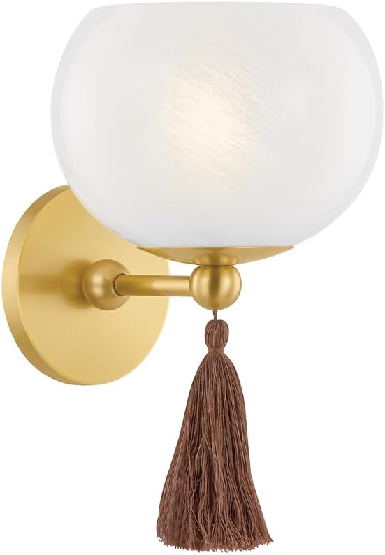 Mitzi H1039101-AGB Niya - 1 Light Wall Sconce 11.75 inches Tall and 7.5 inches Wide - Aged Brass