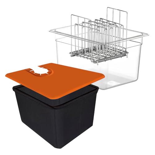 Recipiente Sous Vide Lenta Con Tapa Y Estante Recipiente Sous Vide Contenedor 12l Para Adaptarse A La Mayoría De Las Sous Vide Roner Cocina